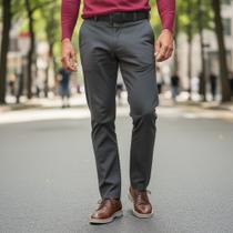 Calça Masculina PITT Alfaiataria Bolso Faca Algodão com Elastano - 2579 Reta Calça Masculina PITT Alfaiataria Bolso Faca Algodão com Elastano - 2579 Reta