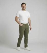 Calça Masculina Plus Size Em Sarja Diametro Verde Calça Masculina Plus Size Em Sarja Diametro Verde