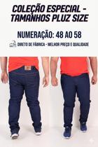 Calça Masculina Plus Size Jeans Amaciada Ajuste Confortável para Homens Grandes Calça Masculina Plus Size Jeans Amaciada Ajuste Confortável para Homens Grandes