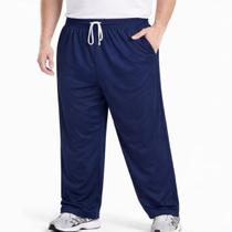 Calça Masculina Plus Size Malha Chimpa 3 Bolsos com Cordão Regulador Calça Masculina Plus Size Malha Chimpa 3 Bolsos com Cordão Regulador