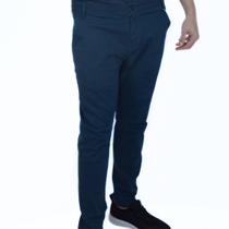 Calça Masculina Polo Wear Sarja Slim Azul Escuro