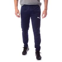 Calça Masculina Puma Active Tricot Marinho/branco