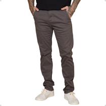 Calça Masculina Sarja Alfaiataria Confortável Social Casual com Elastano