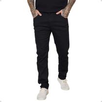 Calça Masculina Sarja Alfaiataria Confortável Social Casual com Elastano