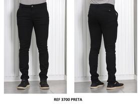 Calça Masculina Sarja Chino Sarja Slim Bolso Faca Sport Fino Social Malloy