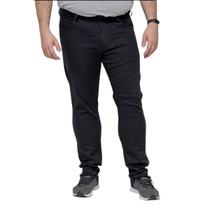 Calça Masculina Sarja Preta Slim Fit Algodão Elastano Plus Size 48 Ao 56 Shyros Calça Masculina Sarja Preta Slim Fit Algodão Elastano Plus Size 48 Ao 56 Shyros