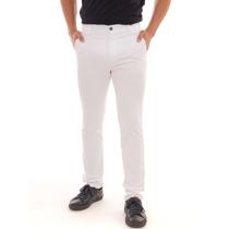 Calça Masculina Sarja Slim - Elastano - Esporte Fino