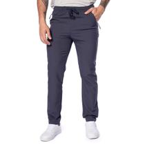 Calça Masculina Sea Surf Cós Ajustável Bolsos Zíper Marinho