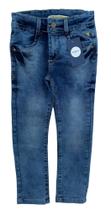 Calça masculina skinny jeans infantil menino com lycra 4 6 e 8 anos