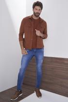 Calça masculina skinny média