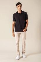 Calça masculina skinny sarja bege bivik