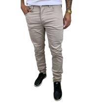 Calça Masculina Slim em Sarja com Elastano Malwee