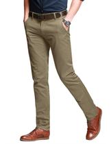 Calça Masculina Slim Fit Afunilada e Elástica Casual 8050 Calça Masculina Slim Fit Afunilada e Elástica Casual 8050