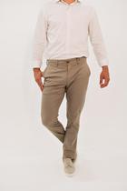 Calça Masculina Slim Fit Bolso Faca Acab/alf Taupe - Raffer