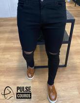 Calça masculina slim