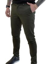 Calça Masculina Sport Fino Skinny Verde Militar - Next Jeans