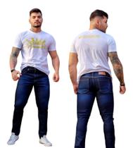 calca masculina studio jeans tradicional premium com lycra