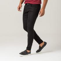 Calça Masculina Super Skinny Fit Preta Zune Calça Masculina Super Skinny Fit Preta Zune