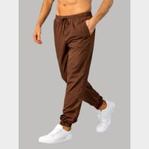 Calça Masculina Tactel Esportiva com Bolsos Leve, Confortável