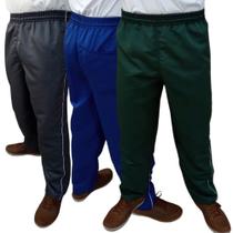 Calça Masculina Tactel Grosso 3 Bolsos Costuras Reforçadas - POlly