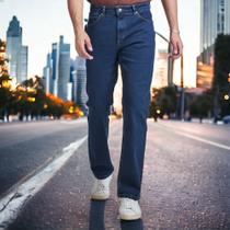 Calça Masculina Tradicional Reto Original Lee Jeans Azul Escuro Chicago Com Elastano - Ref.1124L Calça Masculina Tradicional Reto Original Lee Jeans Azul Escuro Chicago Com Elastano - Ref.1124L