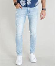 Calça masculino azul clara