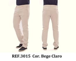 Calça Masculino Reto Sarja ESporte Fino Bolso Faca e Embutido Malloy