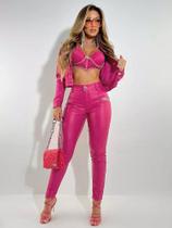 Calça material ecológico rosa Pit Bull Jeans 68059