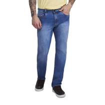 Calça Max Denim Reta Premium Maculino - Jeans claro Calça Max Denim Reta Premium Maculino - Jeans claro