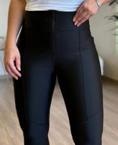Calça Maxi Power Tratorada Preta Grossa Poliamida Calça Maxi Power Tratorada Preta Grossa Poliamida