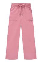 Calça Menina Wide Leg em Nylon Smash com Bolso Somni Calça Menina Wide Leg em Nylon Smash com Bolso Somni