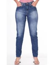 Calça mercatto femino ,azul medio p