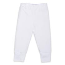 Calça Mijão Bebê Menino Off White Algodão Mini & Co Calça Mijão Bebê Menino Off White Algodão Mini & Co