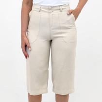 Calça Miravest Capri em Tecido Feminina Calça Miravest Capri em Tecido Feminina
