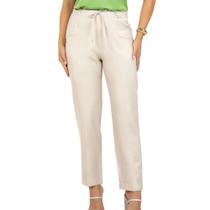 Calça miravest tecido reta feminino ref: mir250481