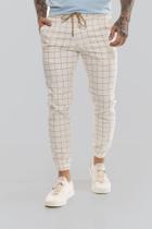 Calça Modern Chess Linho Calça Modern Chess Linho