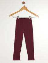 Calça Molecotton Infantil Para Menina- BORDO Calça Molecotton Infantil Para Menina- BORDO