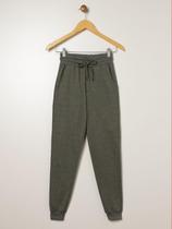 Calça Moletinho Com Punho Infantil Para Menino - VERDE Calça Moletinho Com Punho Infantil Para Menino - VERDE