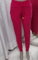 Calça moletinho flanelada feminina