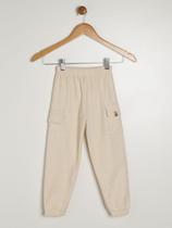 Calça Moletinho Infantil Para Menino - BEGE Calça Moletinho Infantil Para Menino - BEGE