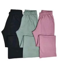 Calça moletinho juvenil , pantalona