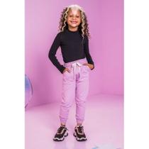 Calça Moletinho Rosa Kukiê