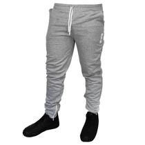 Calça Moletom Adulto Cinza Claro M Calça Moletom Adulto Cinza Claro M