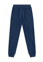 Calça Moletom Azul Marinho Jogger Menino Brandili