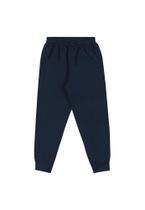 Calça Moletom Azul Marinho Menino Infantil Elian
