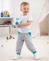 Calça Moletom Bebê Infantil Menino Peluciada Inverno Jogger com Bolso Punho Algodão Confortável Tam P ao 8 Tamanho:2Cor Calça Moletom Bebê Infantil Menino Peluciada Inverno Jogger com Bolso Punho Algodão Confortável Tam P ao 8 Tamanho:2Cor