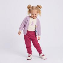 Calça Moletom Bebê Menina Com Punho Upalôo