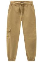 Calça Moletom Bege Jogger Menino Johnny Fox
