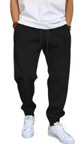 calça moletom careca sem felpas de verão masculina cor preta calça moletom careca sem felpas de verão masculina cor preta