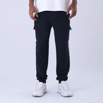 Calca moletom champion life cargo mini script emb